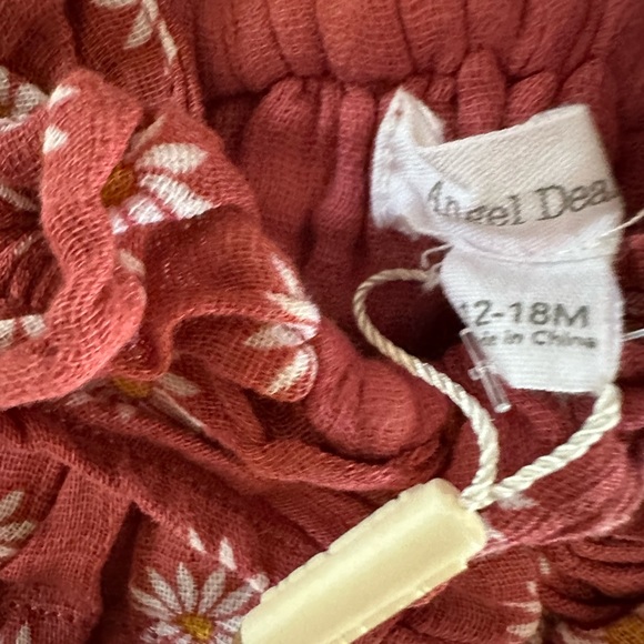 💙5/$25💙HP Angel Dear Muslin Ruffle Daisy Sunsuit NWT - Picture 6 of 11